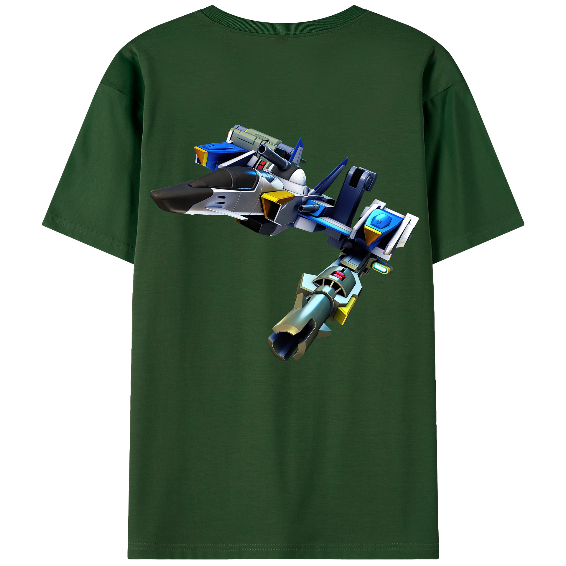（画像用） 機動戦士ガンダム Mobile Suit Gundam 綿100％半袖Tシャツ（背面プリント）